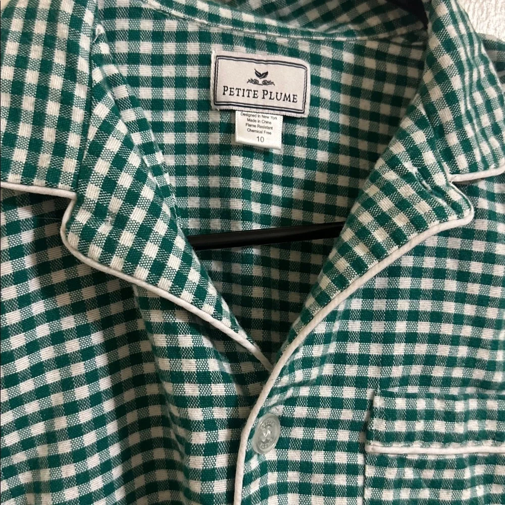 Bundle Petite Plum Girls Flannel Long Sleeve Tops size 10 (2) - Picture 5 of 5